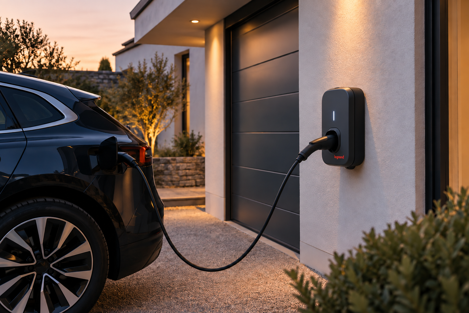 Borne de recharge résidentielle